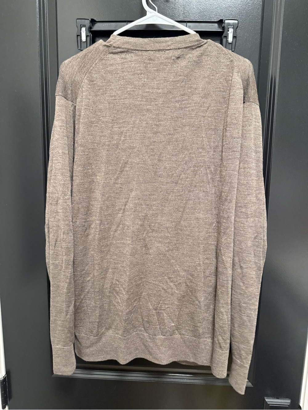 Daniel Cremieux Men's Taupe-Brown Button Cardigan Sweater - Picture 3 of 3
